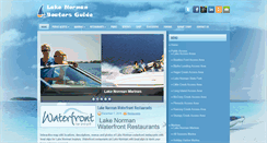 Desktop Screenshot of lakenormanboatersguide.com